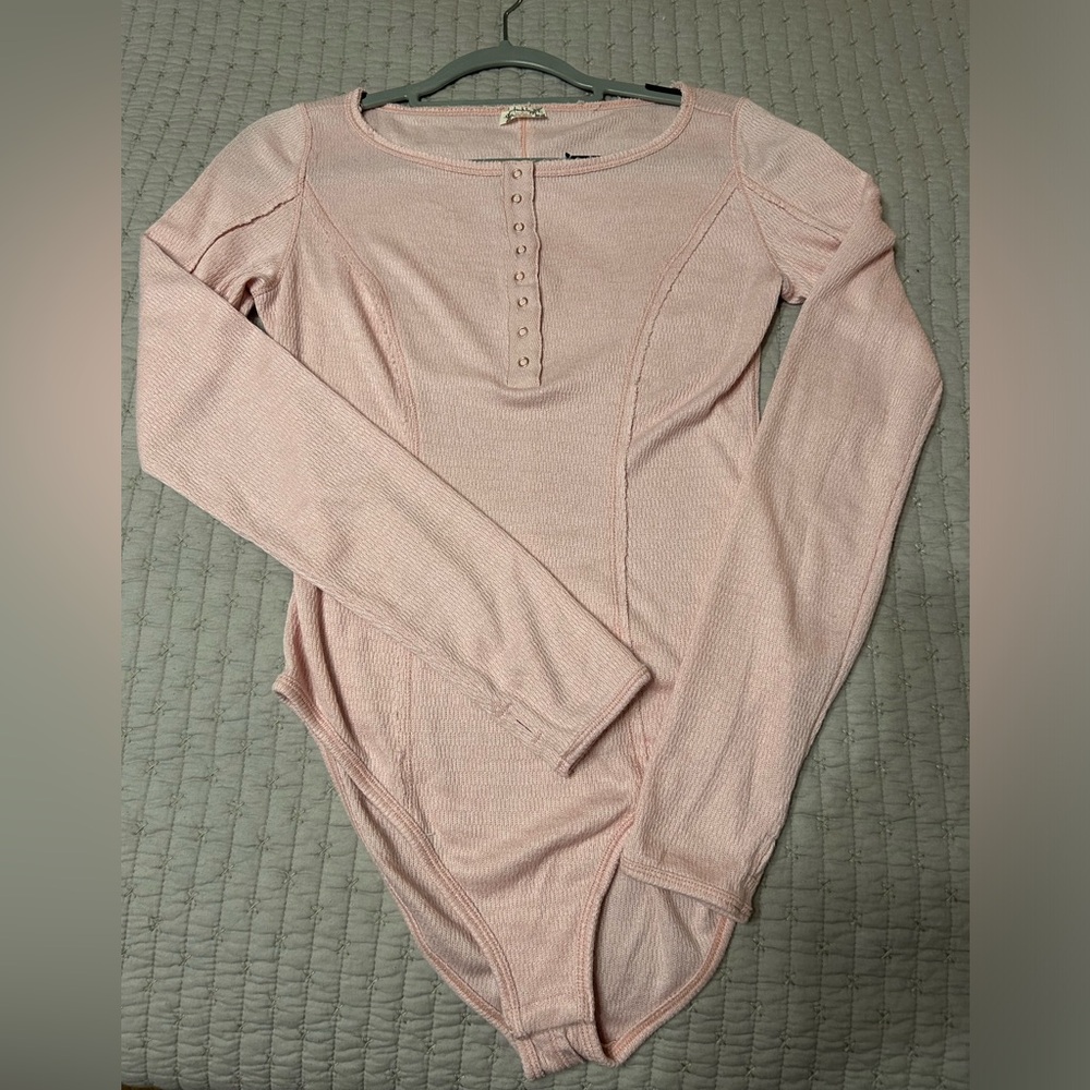 FREE PEOPLE | Sloane Bodysuit in Pink Nectar